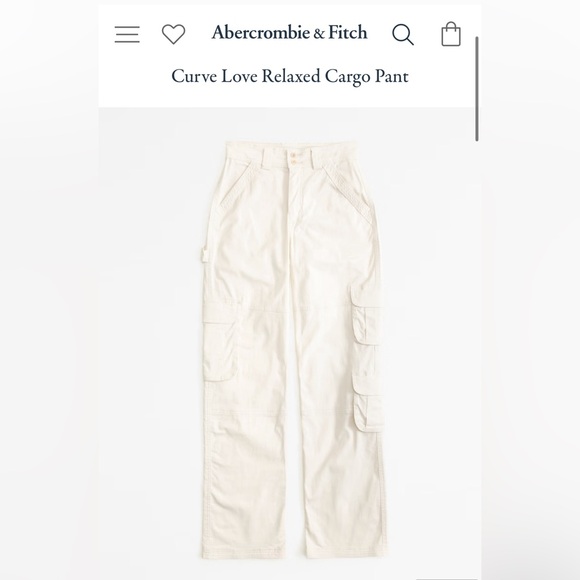 Abercrombie & Fitch Pants - A&F Curve Love Cargo Pant